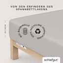 Schlafgut Spannbettlaken CASUAL | Grau
