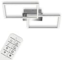 Briloner Leuchten LED Deckenleuchte FRAME | Silber