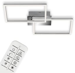 Briloner Leuchten LED Deckenleuchte FRAME | Silber