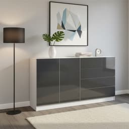 borchardt Möbel Sideboard Vaasa | Weiß