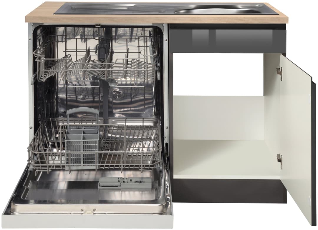 KOCHSTATION Spülenschrank KS-Virginia | Grau