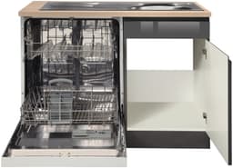 KOCHSTATION Spülenschrank KS-Virginia | Grau