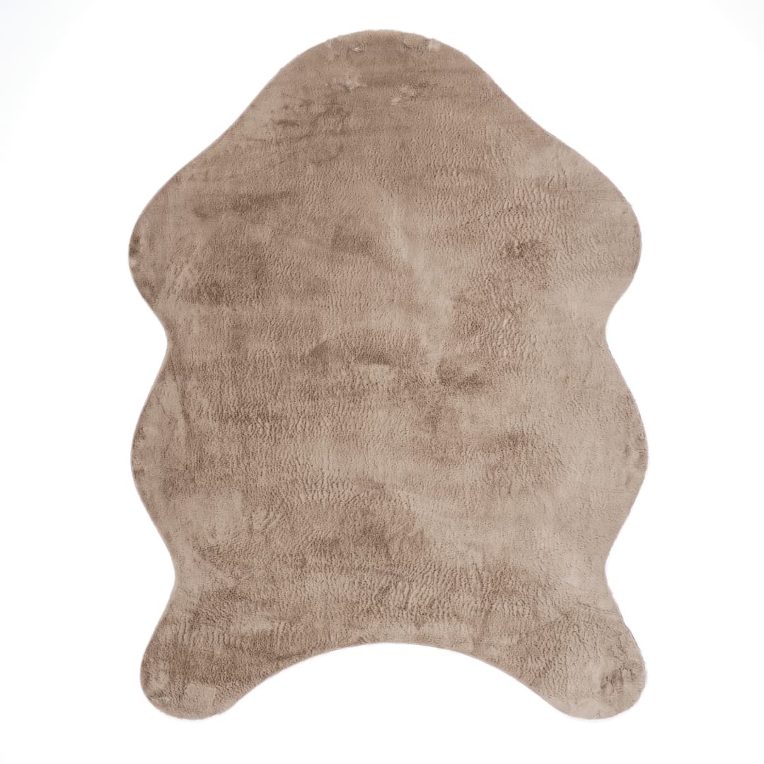 Paco Home Fellteppich Pelt 640 | Beige