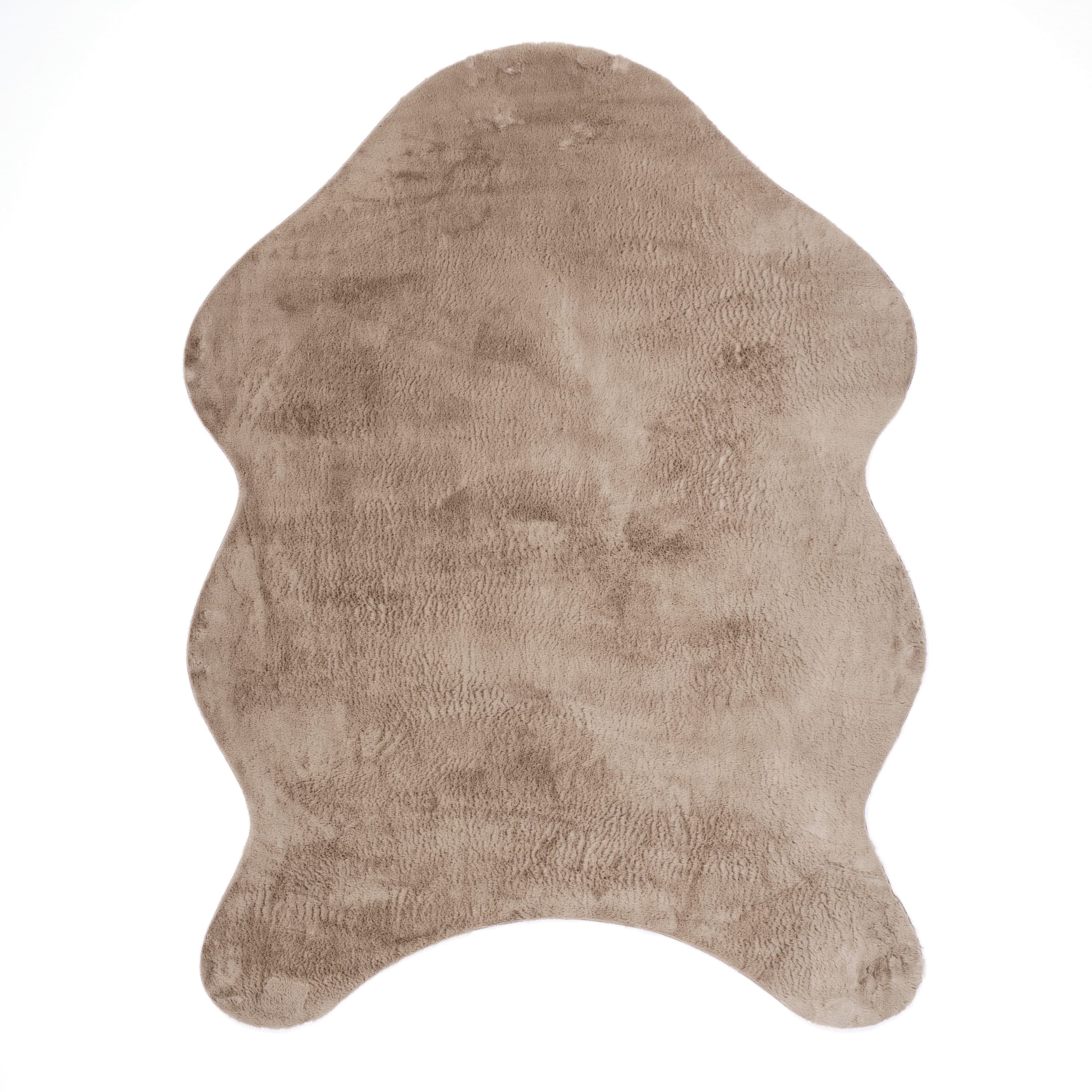 Paco Home Fellteppich Pelt 640 | Beige