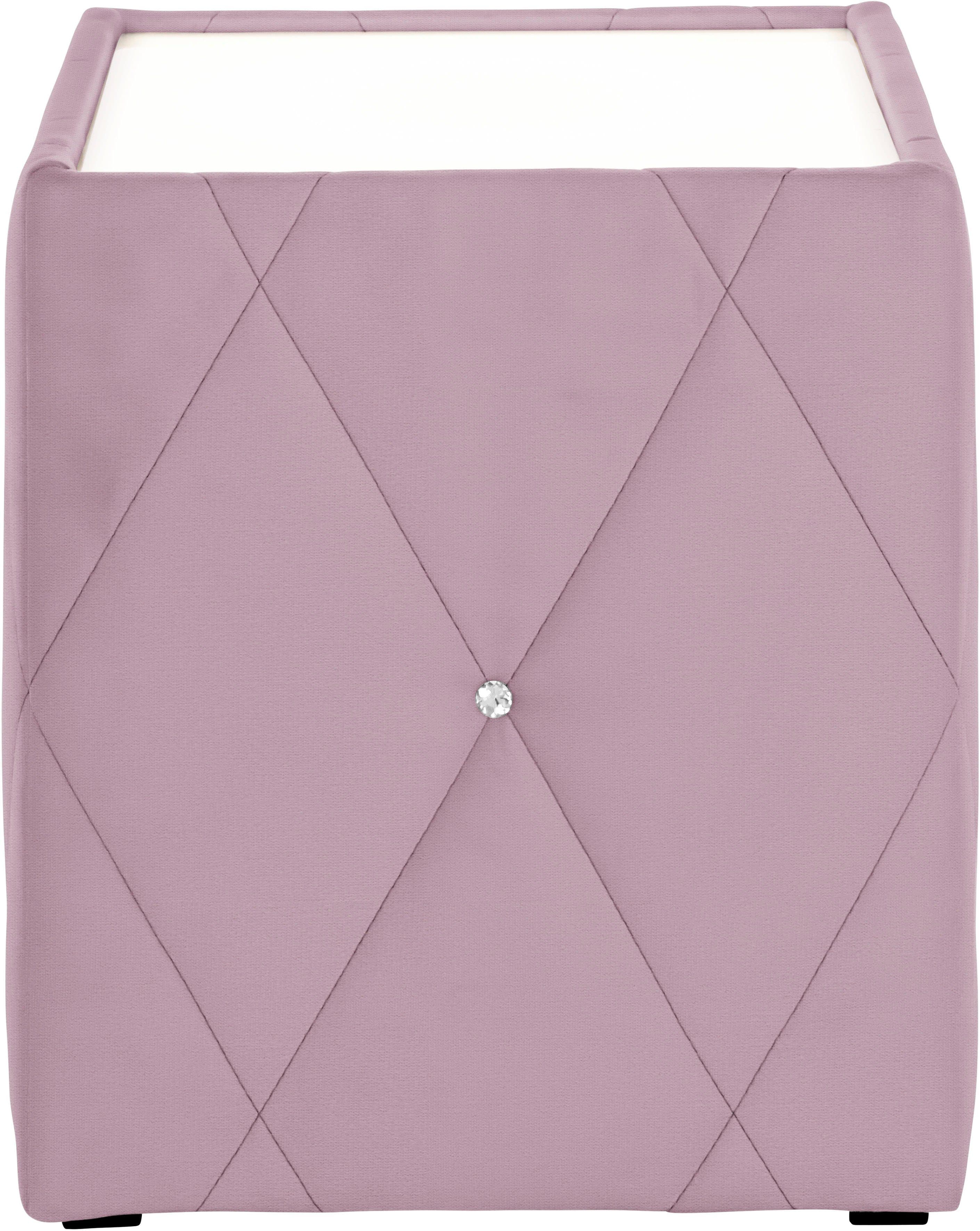 Home affaire Nachttisch Alfie | Rosa