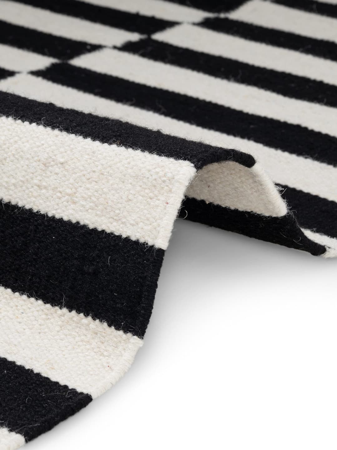 HANSE Home Vika Wollteppich | Schwarz