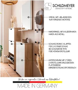 Schildmeyer Stauraumschrank Emmik | Weiß