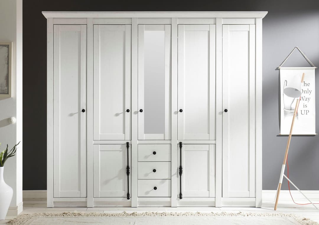 Home affaire Kleiderschrank California | Weiß