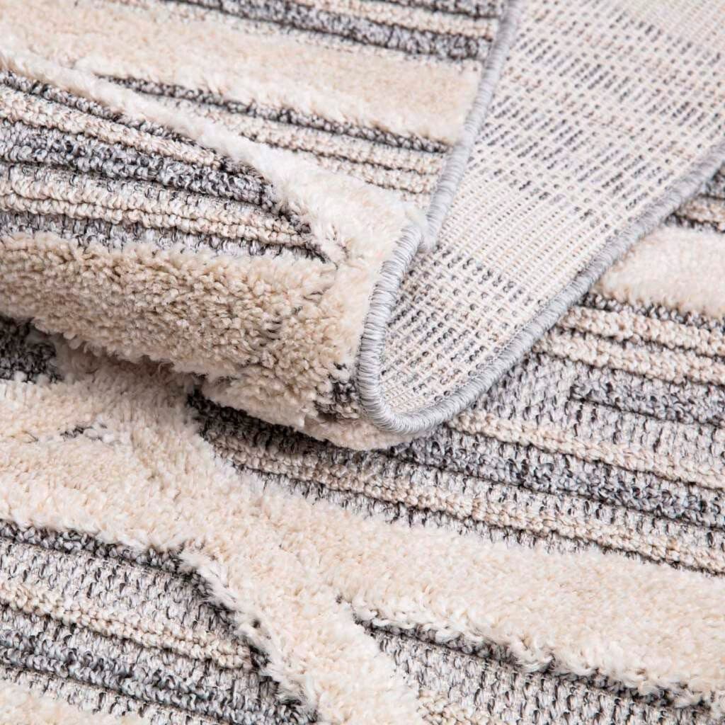 Carpet City Hochflor-Teppich Valencia 810 | Grau