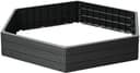 Prosperplast Palisade Base Wood | Schwarz
