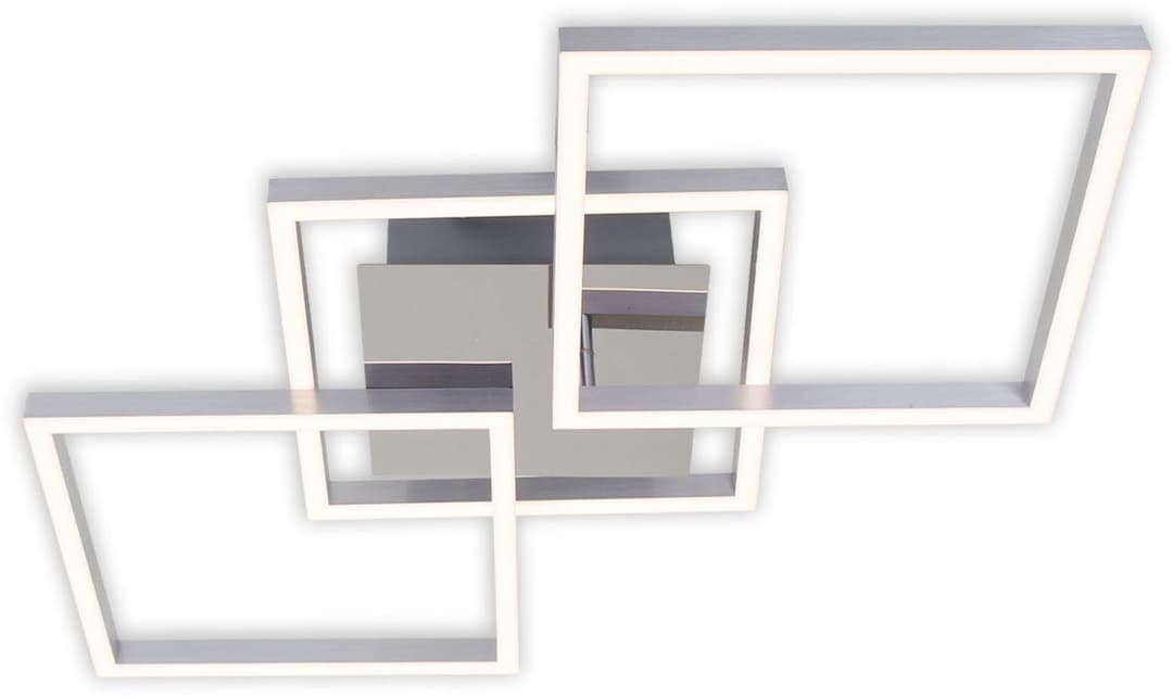 Briloner Leuchten LED Deckenleuchte FRAME | Silber