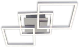 Briloner Leuchten LED Deckenleuchte FRAME | Silber