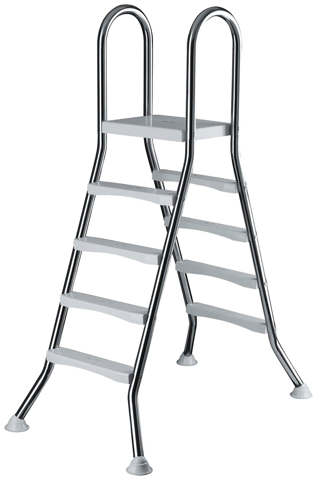 KWAD Poolleiter Edelstahlleiter | Silber