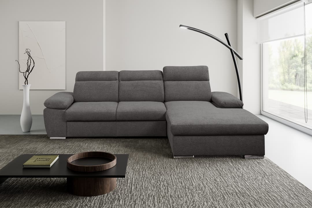 WERK2 Ecksofa Palma | Grau