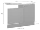 OPTIFIT Spülenschrank OPTImulti | Weiß 5
