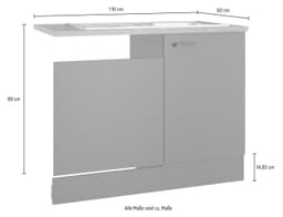 OPTIFIT Spülenschrank OPTImulti | Weiß