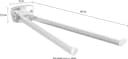 WENKO Handtuchhalter Basic | Silber 4