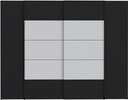 FORTE Kleiderschrank Narago | Schwarz 5