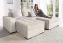 COLLECTION AB Ecksofa Josy L-Form | Beige