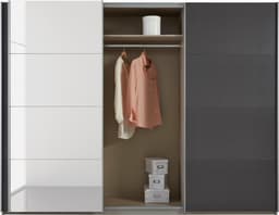 rauch DOBENE Kleiderschrank | Grau