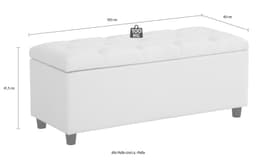 Home affaire Polsterbank Goronna | Grau