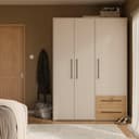 FORTE Kleiderschrank Mokkaris | Holztöne 2