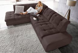sit&more Ecksofa Pale L-Form | Braun