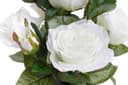 Kunstblume Rosenbusch Rose | Weiß 2