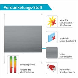 Good Life Wabenplissee Aris | Grau