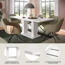 Home affaire Esstisch Motus | Weiß 2