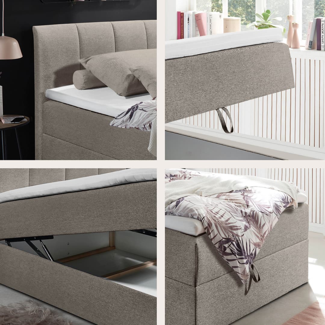 ED EXCITING DESIGN Boxbett "Granada" | Beige