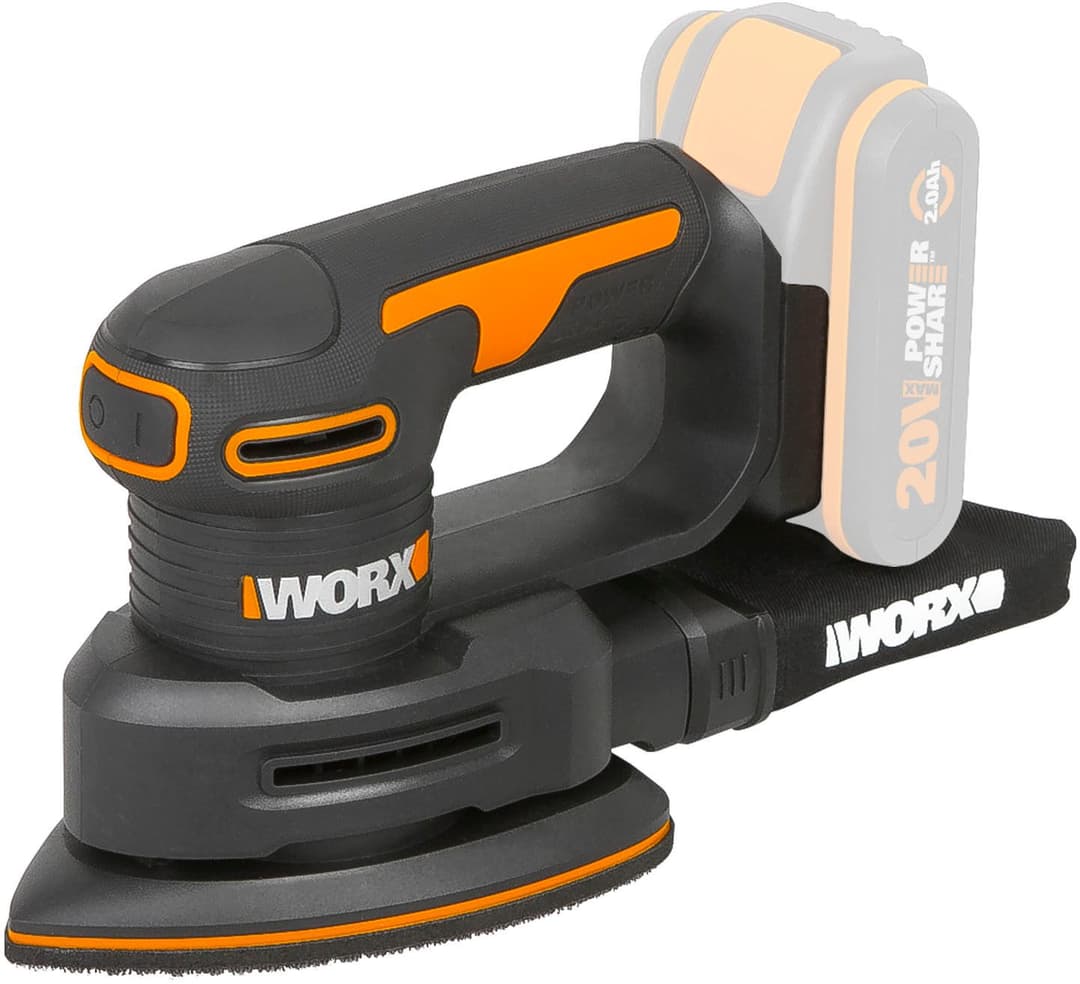 Worx Akku-Tellerschleifer WX822.9 | Schwarz