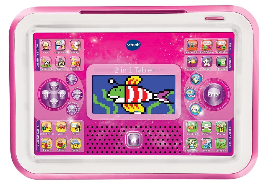 Vtech® Kindercomputer School & Go, 2 in 1 Tablet | Pink