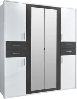 Wimex Drehtürenschrank Vegas | Weiß