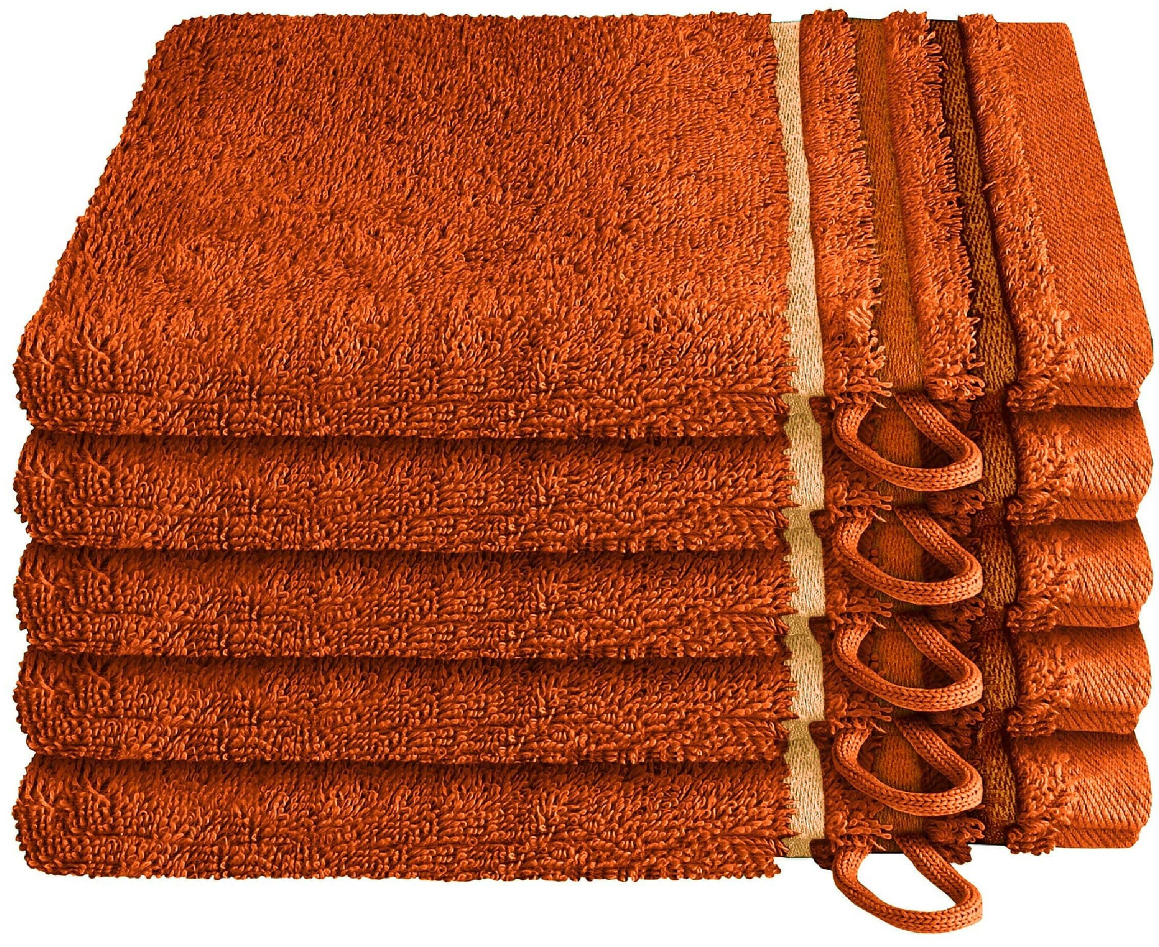 Schiesser Waschhandschuh Skyline Color | Terrakotta