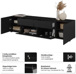 OTTO home Lowboard Metric | Schwarz