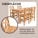 Home affaire Esstisch Malmö | Holztöne 3