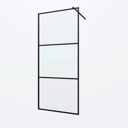 welltime Walk-In Foggy Black | Schwarz