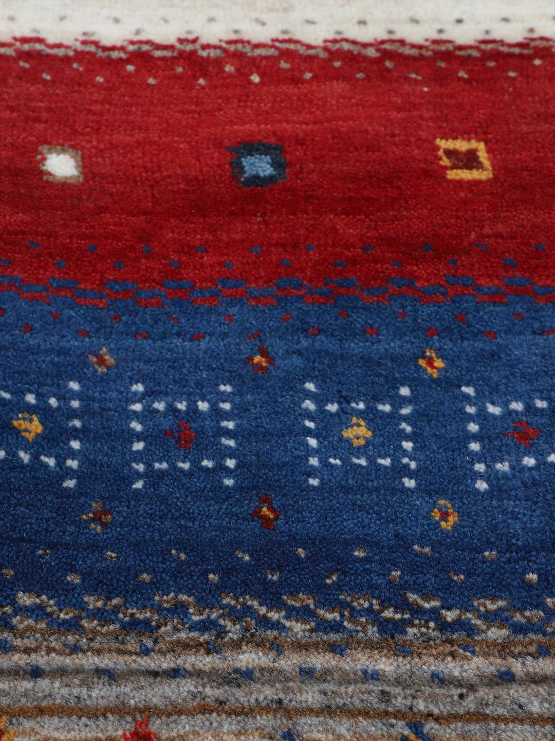 Carpetfine Wollteppich Gabbeh Don | Mehrfarbig