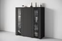 Home affaire Highboard Caro | Schwarz