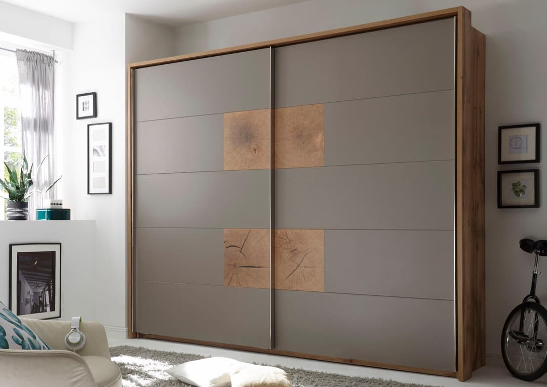 Schlafkontor Schwebetürenschrank Capri | Holztöne