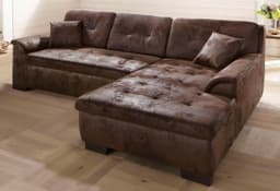 Home affaire Ecksofa Bergen | Braun