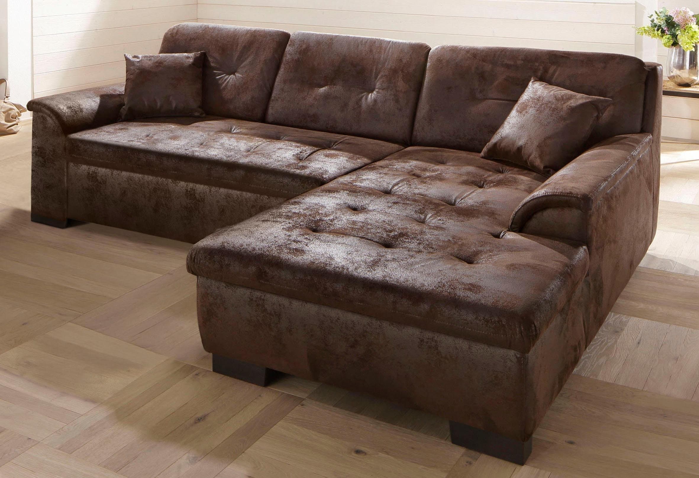 Home affaire Ecksofa Bergen | Braun