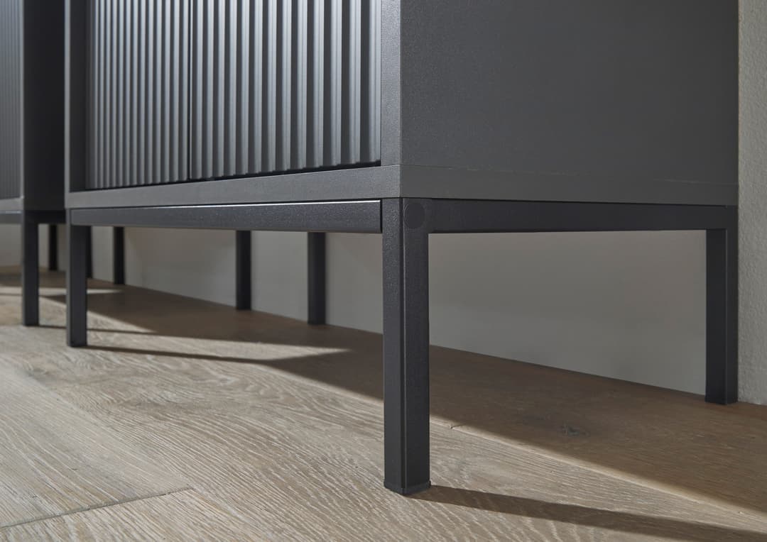 BASIC by Balculina Waschbeckenunterschrank Lucera | Grau