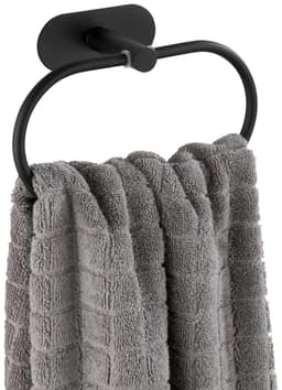 WENKO Handtuchring Orea | Schwarz