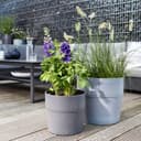 Scheurich Blumentopf CONCRETE 40/266 GROOVE+ | Grau 2