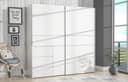 FORTE Winn Schwebetürenschrank | Weiß 3