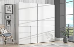 FORTE Winn Schwebetürenschrank | Weiß