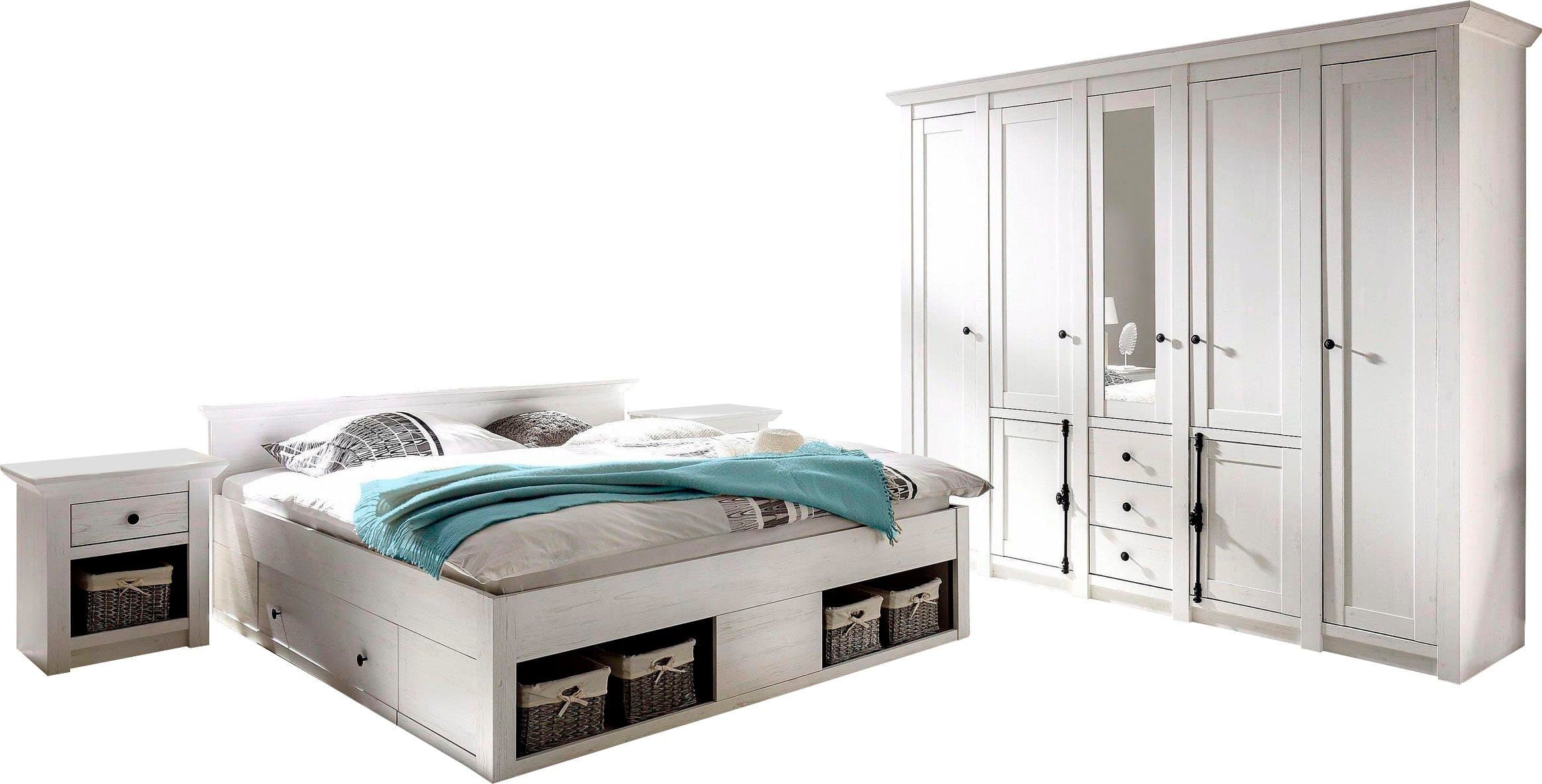 Home affaire Schlafzimmer-Set California | Holztöne