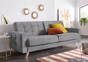exxpo - sofa fashion 3-Sitzer Nappa | Grau